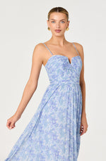 Load image into Gallery viewer, Bayley Dress in Blue Floral
