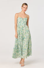 Load image into Gallery viewer, Bayley Dress in Green Floral
