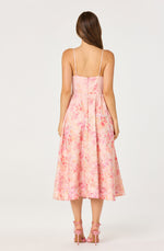Load image into Gallery viewer, Janna Dress in Carnation Pink Floral
