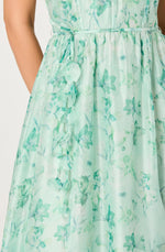 Load image into Gallery viewer, Halcyon Dress in Green Floral
