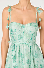 Load image into Gallery viewer, Halcyon Dress in Green Floral
