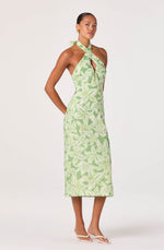 Load image into Gallery viewer, Anita Dress in Tropical Lime Floral
