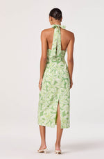 Load image into Gallery viewer, Anita Dress in Tropical Lime Floral
