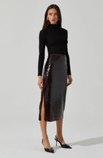 Load image into Gallery viewer, Dova Skirt in Brown
