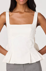 Load image into Gallery viewer, Viki Top in White

