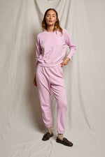 Load image into Gallery viewer, Alexi French Terry Raglan Crew Sweatshirt in Sugar Pink
