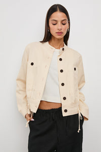 Alma Jacket in Ecru