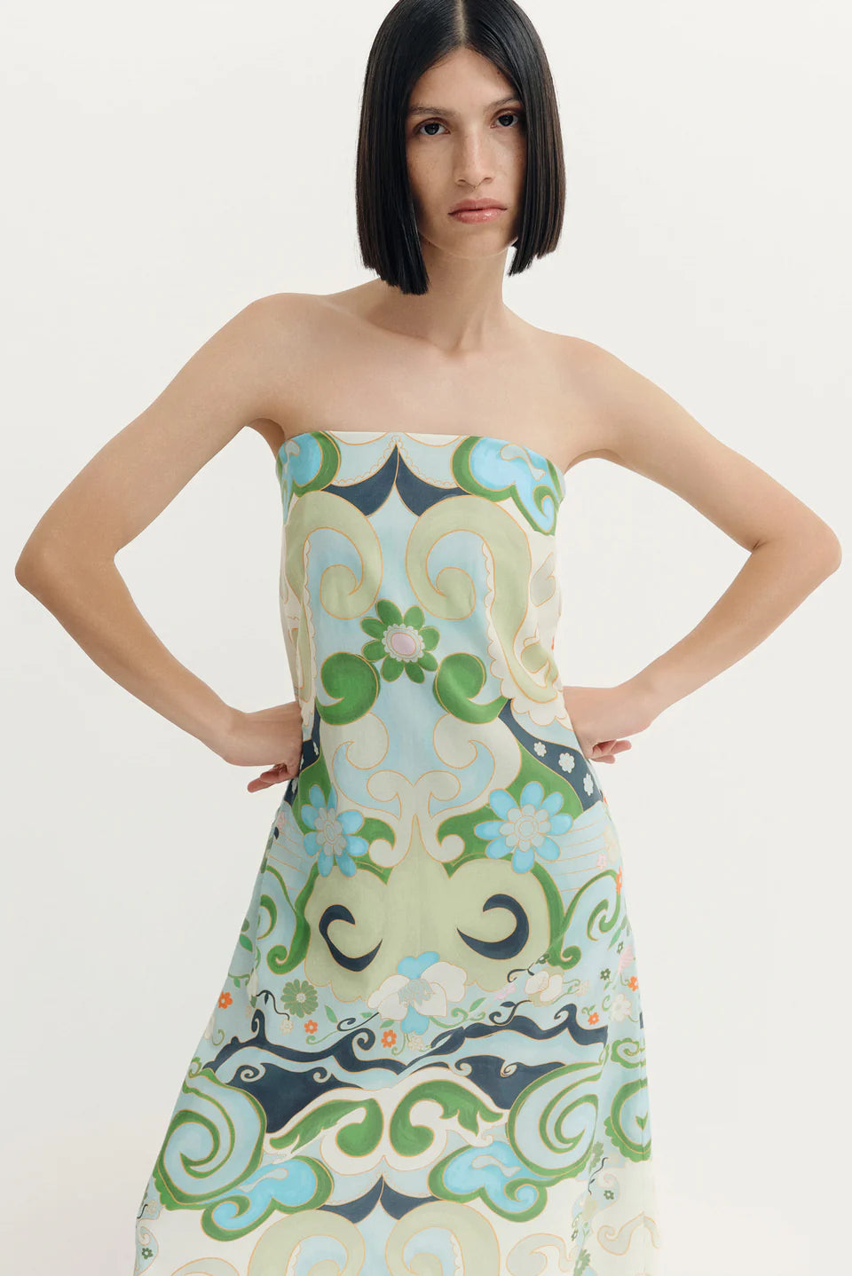 Aloe Maxi Dress in Anona