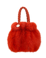 Load image into Gallery viewer, Mini Faux Fur Purse in Orange
