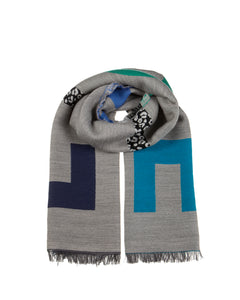 Love Scarf in Grey