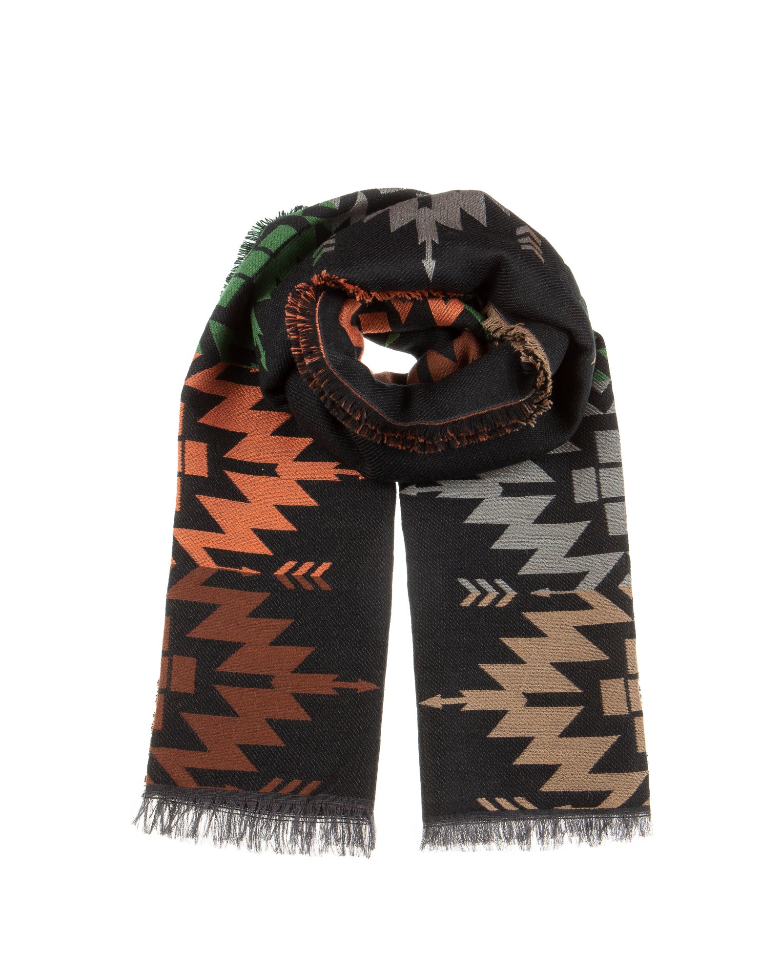 Aztec Scarf in Black