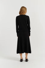 Load image into Gallery viewer, Snoopy Pocket Cardigan in Black
