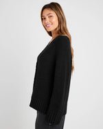 Load image into Gallery viewer, Hartley Cardigan in Black
