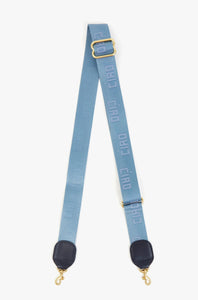 Adjustable Crossbody Strap in Chambray w/ Tonal Ciao