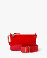 Load image into Gallery viewer, Adjustable Crossbody Strap in Super Red Tonal Ciao
