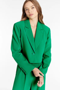 Reggie Crop Blazer in Jungle