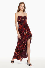 Load image into Gallery viewer, Magnolia Maxi in Sorrel Burnout
