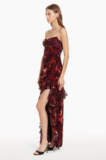 Load image into Gallery viewer, Magnolia Maxi in Sorrel Burnout
