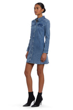 Load image into Gallery viewer, Forester Denim Dress in Classic Wash
