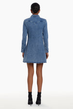 Load image into Gallery viewer, Forester Denim Dress in Classic Wash
