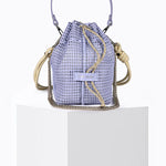 Load image into Gallery viewer, Bibi Perforated Lamb Leather Bag in Air
