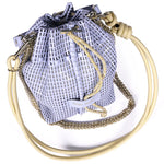 Load image into Gallery viewer, Bibi Perforated Lamb Leather Bag in Air
