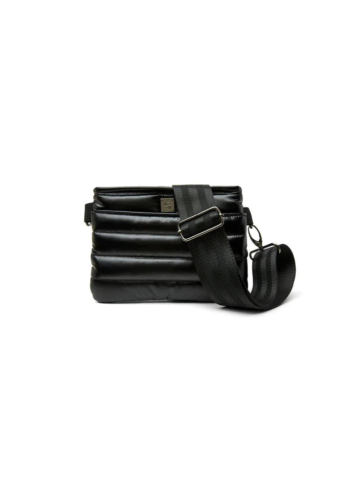Bum Bag Crossbody in Pearl Black