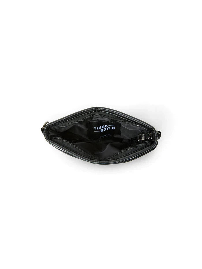 Bum Bag Crossbody in Pearl Black