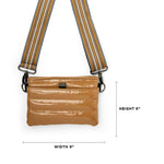 Load image into Gallery viewer, Bum Bag Crossbody in Camel Patent
