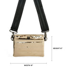 Load image into Gallery viewer, Bum Bag Crossbody in Gold Mirror
