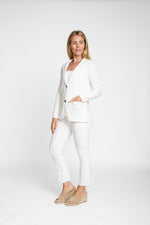 Load image into Gallery viewer, The Milly Sweater Blazer in Chalk
