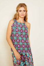 Load image into Gallery viewer, Caroline Reversible Top in Kaleidoscope Batik
