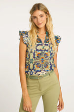 Load image into Gallery viewer, Filippa Top in Wildcat Tapestry
