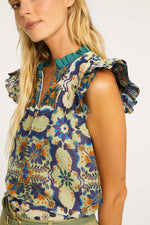 Load image into Gallery viewer, Filippa Top in Wildcat Tapestry
