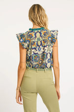 Load image into Gallery viewer, Filippa Top in Wildcat Tapestry
