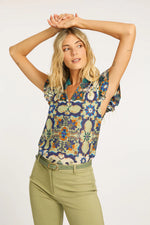 Load image into Gallery viewer, Filippa Top in Wildcat Tapestry
