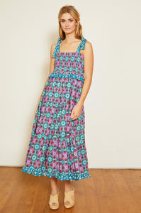 Delphine Dress in Kaleidoscope Batik