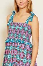 Load image into Gallery viewer, Delphine Dress in Kaleidoscope Batik
