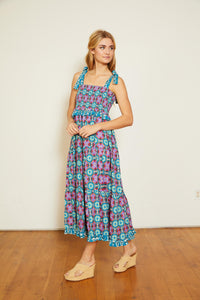 Delphine Dress in Kaleidoscope Batik