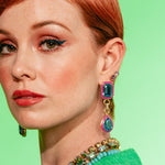 Load image into Gallery viewer, Chrisley Studs in Fuchsia Matte
