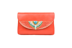 Cherina Bag in Flamingo/Turquoise