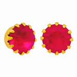 Load image into Gallery viewer, Chrisley Studs in Fuchsia Matte
