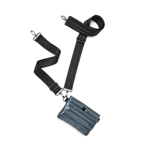 Bum Bag Crossbody in Carbon Patent