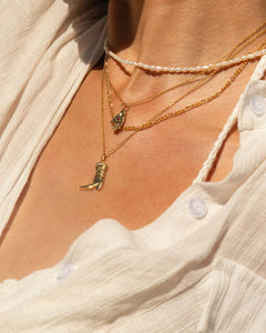 From the Heart Necklace in Gold