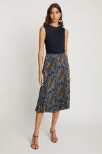 Load image into Gallery viewer, Mia Skirt in Midnight Palm
