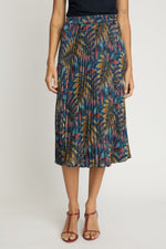 Load image into Gallery viewer, Mia Skirt in Midnight Palm
