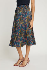 Load image into Gallery viewer, Mia Skirt in Midnight Palm
