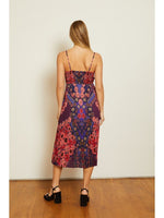 Load image into Gallery viewer, Donna Dress in Patchwork Pansy
