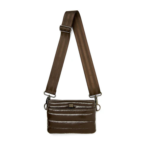 Bum Bag Crossbody in Glossy Chocolate