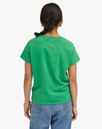 Load image into Gallery viewer, Classic Tee in Green w/ Bright Yellow Pas Mal
